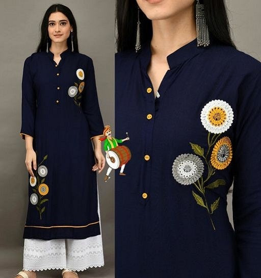 Women's Powder Blue Embellished Kurta Set (3pcs set) - Label Shaurya  Sanadhya | Stylish dress book, Casual indian fashion, Beautiful pakistani  dresses
